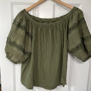 Cano Green size large shirt Loft